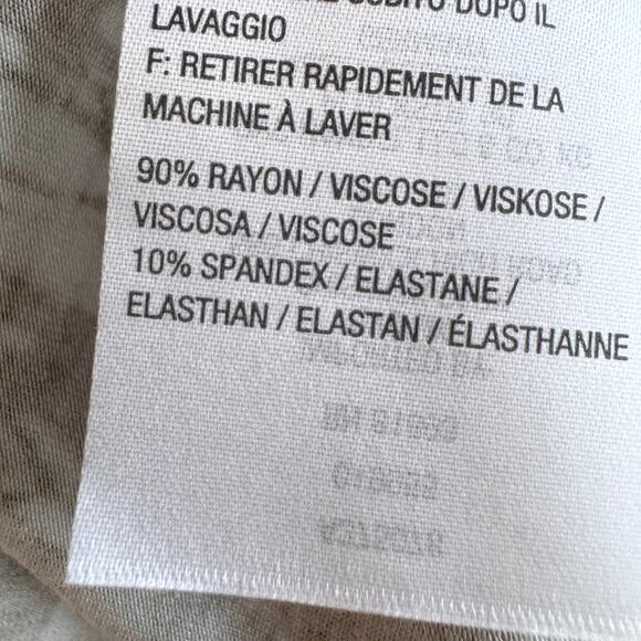 Logo By Lori Goldstein Womens T Shirt Top Size 2X Splatter Stretch Comfy Blue - Picture 6 of 8